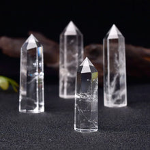 Load image into Gallery viewer, Clear Quartz Point, Natural, Six-Sided Tower, 50–80mm
