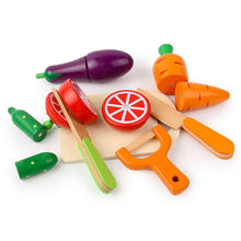 Load image into Gallery viewer, Wooden cutting fruit set
