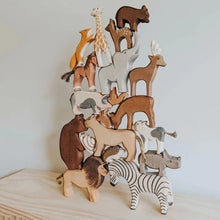 Load image into Gallery viewer, Baby Wooden Toys Handcarft Forest Animals Toys For Kids Nordc Handmade Montessori Educational Toy Figure Cognitions For Children
