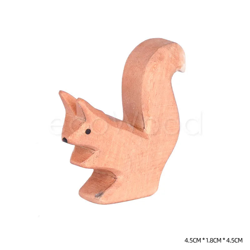 Baby Wooden Toys Handcarft Forest Animals Toys For Kids Nordc Handmade Montessori Educational Toy Figure Cognitions For Children