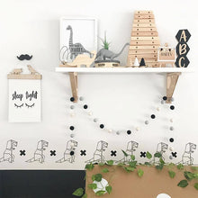 Load image into Gallery viewer, Home Decor Floating Shelf Wood Wall Mounted Shelf for Girl Bedroom Decorations Children Room Nursery Living Room Decor Organizer

