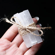 Load image into Gallery viewer, Selenite Sticks, Natural Raw, Pack of 5, 10 or 20
