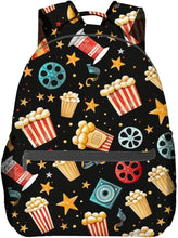 Load image into Gallery viewer, Octopus &amp; Floral Backpack – Stylish Marine Botanical School Bag
