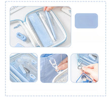 Load image into Gallery viewer, 10-Piece Student Stationery Set – Stapler, Ruler, Scissors, Pens &amp; Sticky Notes
