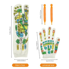 Load image into Gallery viewer, 1 Set Socks Acupressure Foot Care Massage Relieve Tired Feet Massager Reflexology Socks Foot Acupoint Massage Tool Physiotherapy

