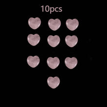 Load image into Gallery viewer, Rose Quartz Heart Stones, Natural, 20mm, Set of 10, 20 or 30
