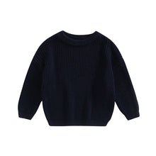 Load image into Gallery viewer, Little Ones Cotton Knit Pullover Sweater
