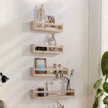Load image into Gallery viewer, Wooden Floating Children&#39;s Bookshelves for Bedroom Decor
