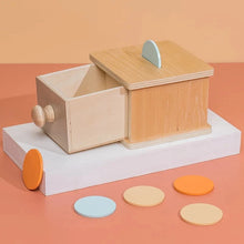 Load image into Gallery viewer, Montessori Wooden Play Kit, Object Permanence and Sorting
