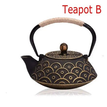 Load image into Gallery viewer, Cast Iron Tetsubin Teapot, 900ml, with Infuser

