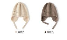 Load image into Gallery viewer, Cashmere Aviator Hat with Earflaps - Unisex
