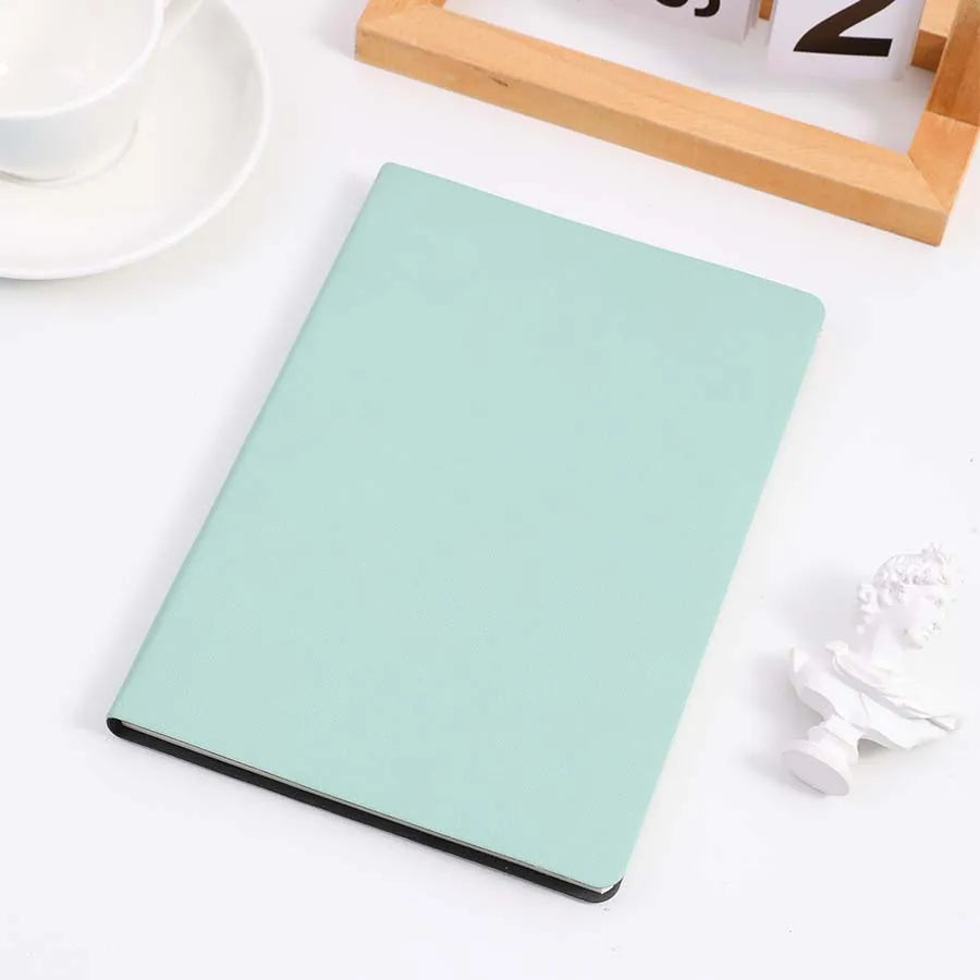 Soft Leather Notebook – 120 Pages, Waterproof Cover