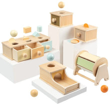 Load image into Gallery viewer, Wooden object permanence box
