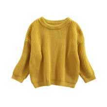 Load image into Gallery viewer, Little Ones Cotton Knit Pullover Sweater
