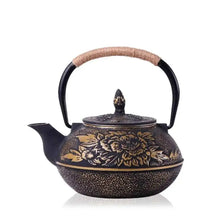 Load image into Gallery viewer, Cast Iron Tetsubin Teapot, 900ml, with Infuser
