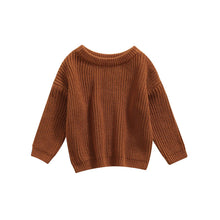 Load image into Gallery viewer, Little Ones Cotton Knit Pullover Sweater
