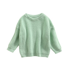 Load image into Gallery viewer, Little Ones Cotton Knit Pullover Sweater
