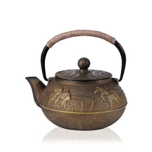 Load image into Gallery viewer, Cast Iron Tetsubin Teapot, 900ml, with Infuser
