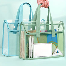Load image into Gallery viewer, Large Capacity Portable Transparent Waterproof Expandable File Folder
