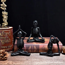 Load image into Gallery viewer, Creative Resin Yoga Skeleton Figurine
