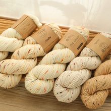 Load image into Gallery viewer, Merino Wool Yarn Crochet Knitting Soft Hand Dyed Hat DK Woven DIY Rainbow Baby Thread 100g / Skein
