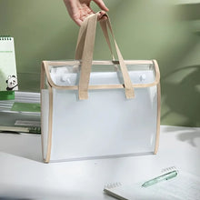Load image into Gallery viewer, Large Capacity Portable Transparent Waterproof Expandable File Folder
