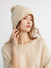 Load image into Gallery viewer, 100% Cashmere Soft Knit Beanie - Double Layer Hat
