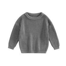 Load image into Gallery viewer, Little Ones Cotton Knit Pullover Sweater
