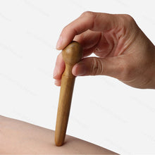 Load image into Gallery viewer, Natural Wooden Acupoint Stick Dial Stick Meridian Pen Massage Stick Body Meridian Stress Relief Foot Sole Acupoint Massage Tools
