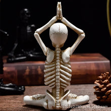 Load image into Gallery viewer, Creative Resin Yoga Skeleton Figurine
