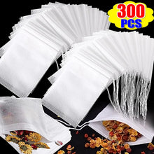 Load image into Gallery viewer, Disposable Drawstring Tea Bags, 50 to 300 Pack
