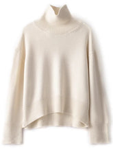 Load image into Gallery viewer, 100% Cashmere Women&#39;s Thick Turtleneck Sweater
