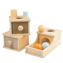 Load image into Gallery viewer, Wooden object permanence boxes
