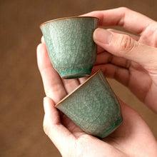 Load image into Gallery viewer, Ru Kiln Ice Crackle Tasting Cup, 25ml
