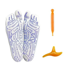 Load image into Gallery viewer, 1 Set Socks Acupressure Foot Care Massage Relieve Tired Feet Massager Reflexology Socks Foot Acupoint Massage Tool Physiotherapy
