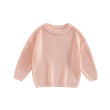 Load image into Gallery viewer, Little Ones Cotton Knit Pullover Sweater
