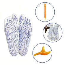 Load image into Gallery viewer, 1 Set Socks Acupressure Foot Care Massage Relieve Tired Feet Massager Reflexology Socks Foot Acupoint Massage Tool Physiotherapy
