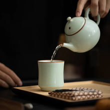 Load image into Gallery viewer, Ru Kiln Style Ceramic Teacup, Under 200ml
