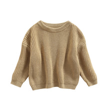 Load image into Gallery viewer, Little Ones Cotton Knit Pullover Sweater
