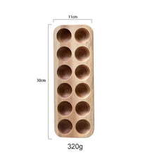 Load image into Gallery viewer, Japanese Wooden Double-Row Egg Storage Box
