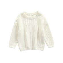 Load image into Gallery viewer, Little Ones Cotton Knit Pullover Sweater

