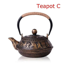 Load image into Gallery viewer, Cast Iron Tetsubin Teapot, 900ml, with Infuser
