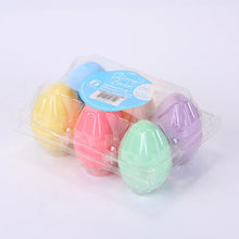 Load image into Gallery viewer, 1 Set Dustless Chalk Pavements Sticks Assorted Colors Art Floor Chalks Office School Supplie Egg-shaped Chalk Ball
