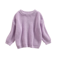 Load image into Gallery viewer, Little Ones Cotton Knit Pullover Sweater
