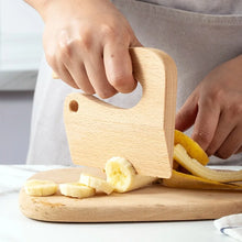 Load image into Gallery viewer, Safe Wooden Kids Knife - Montessori Cooking &amp; Chopping Toy
