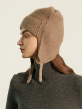 Load image into Gallery viewer, Cashmere Aviator Hat with Earflaps - Unisex
