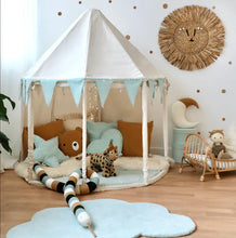 Load image into Gallery viewer, Canvas Castle Tent for Kids&#39; Indoor Play and Reading
