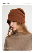 Load image into Gallery viewer, 100% Cashmere Soft Knit Beanie - Double Layer Hat
