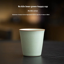 Load image into Gallery viewer, Ru Kiln Style Ceramic Teacup, Under 200ml
