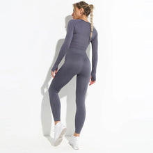 Load image into Gallery viewer, 2021 Seamless Yoga Set Women Sport Set Workout Clothes for Women Sportswear Outfit Gym Clothing Suit Ropa Deportiva Mujer
